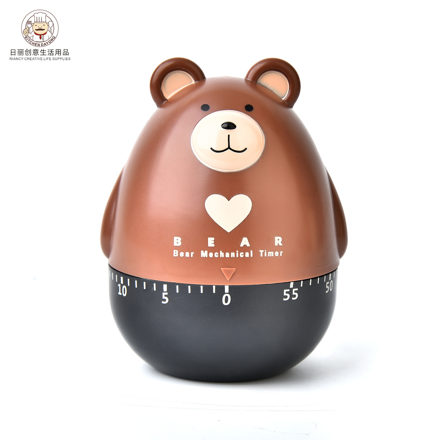 Creative Cartoon Tym Bear Mechanical Reminder Timer Cooking Learning Cooking Soup Timer Kitchen Supplies