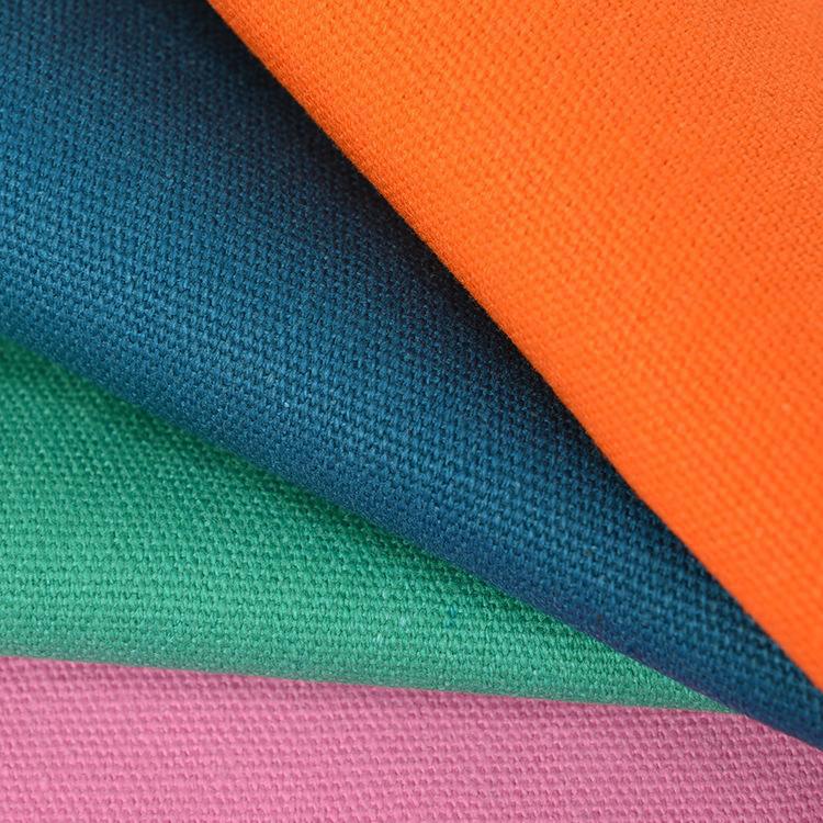 12安帆布 2*2全棉染色帆布 纯棉面料 洗水帆布 帆布袋帆布鞋面料