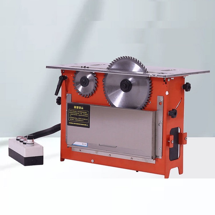 wj100木工台锯无尘子母锯多功能一体静音子母锯精密轨道折叠wj125