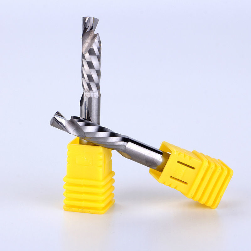 合金左旋单刃铣刀数控雕刻机下切刀不跳板雕刻刀亚克力 pvc单刃刀