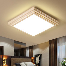 主卧室灯正方形LED吸顶灯温馨现代简约大气北欧浪漫网红灯饰创意