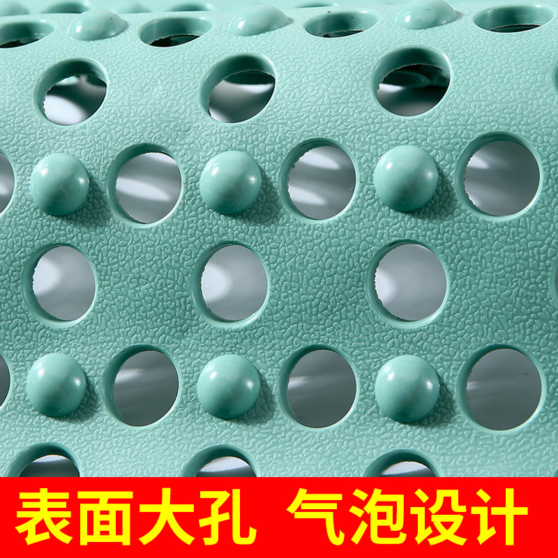 Large Hole Bathroom Non-Slip Mat Bathroom Splicing Mat Toilet Toilet Waterproof Foot Mat Floor Shower Room Bath Mat