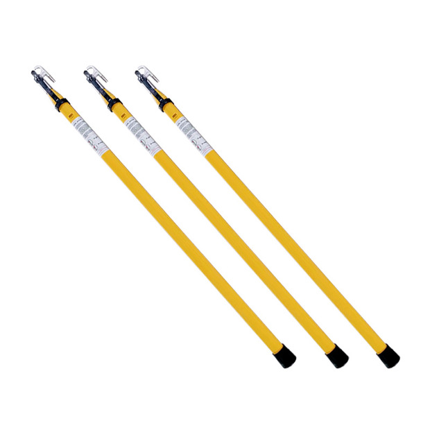 工厂定制批发高压令克棒自锁式三角型操作拉杆高压绝缘伸缩拉闸杆