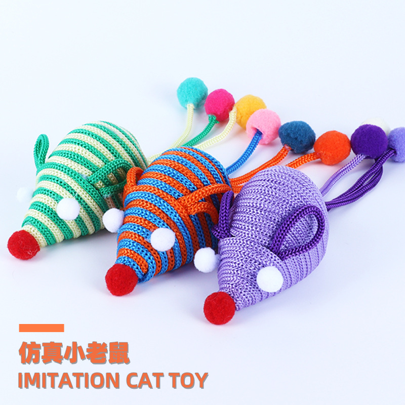 Nylon Cute Bite-Resistant Automatic Cat Fur Ball Health and Safety Animal Series Cat Using Factory Direct Sales
