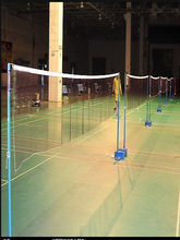 羽毛球网标准网室外户外家用简易折叠专业羽毛球网架便携式比赛网