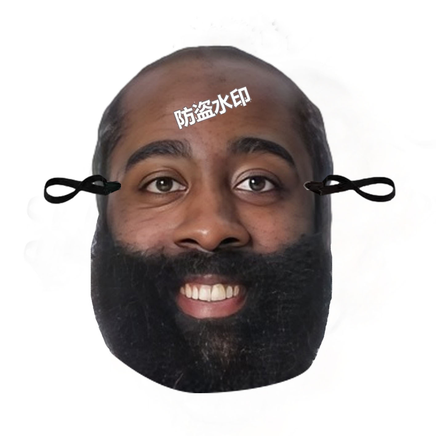 gju8nba球星科比奥尼尔杜兰特威少哈登怪搞笑装扮纸质面具 可来图