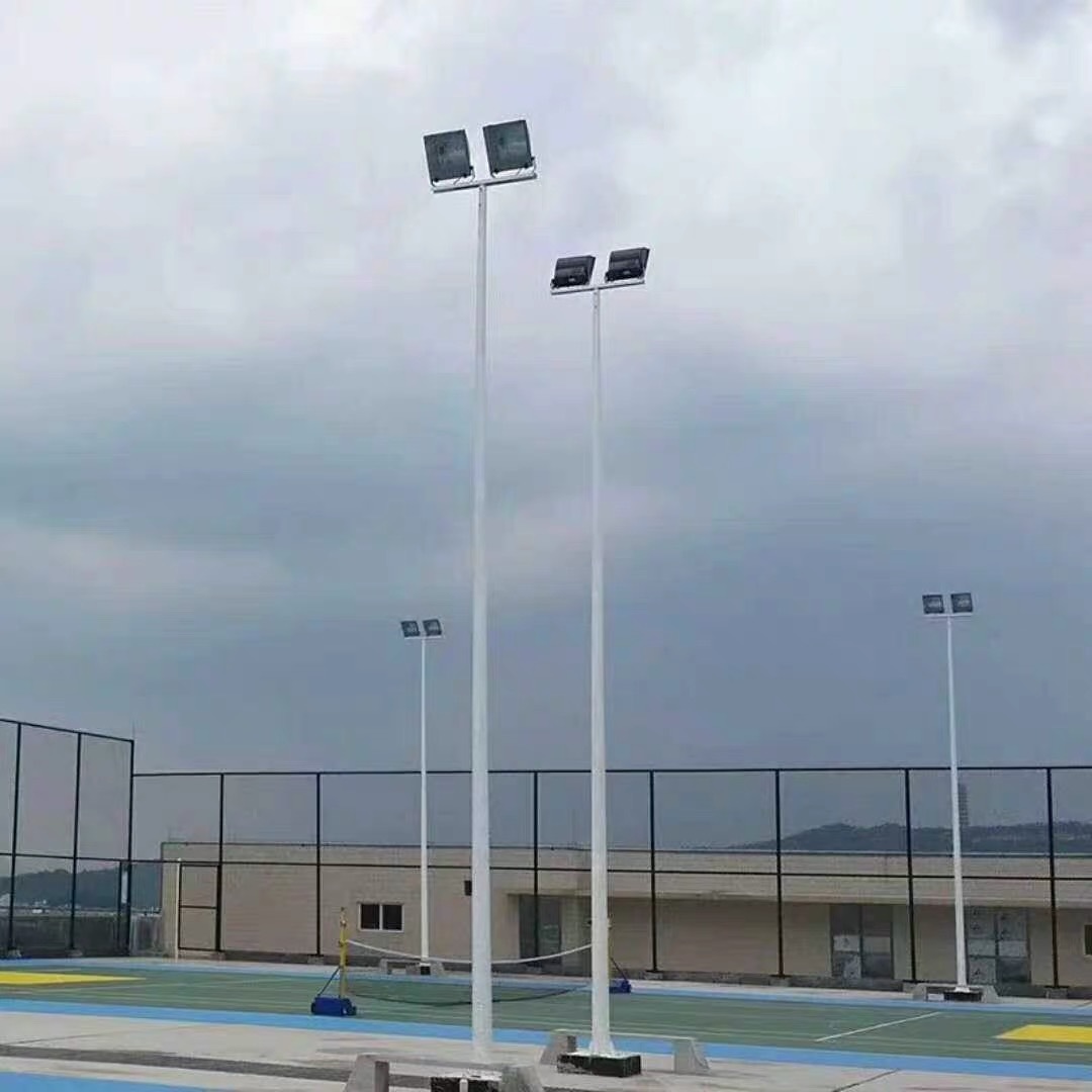 双灯头100w球场夜间照明灯,大功率防雨防水led训练场路灯