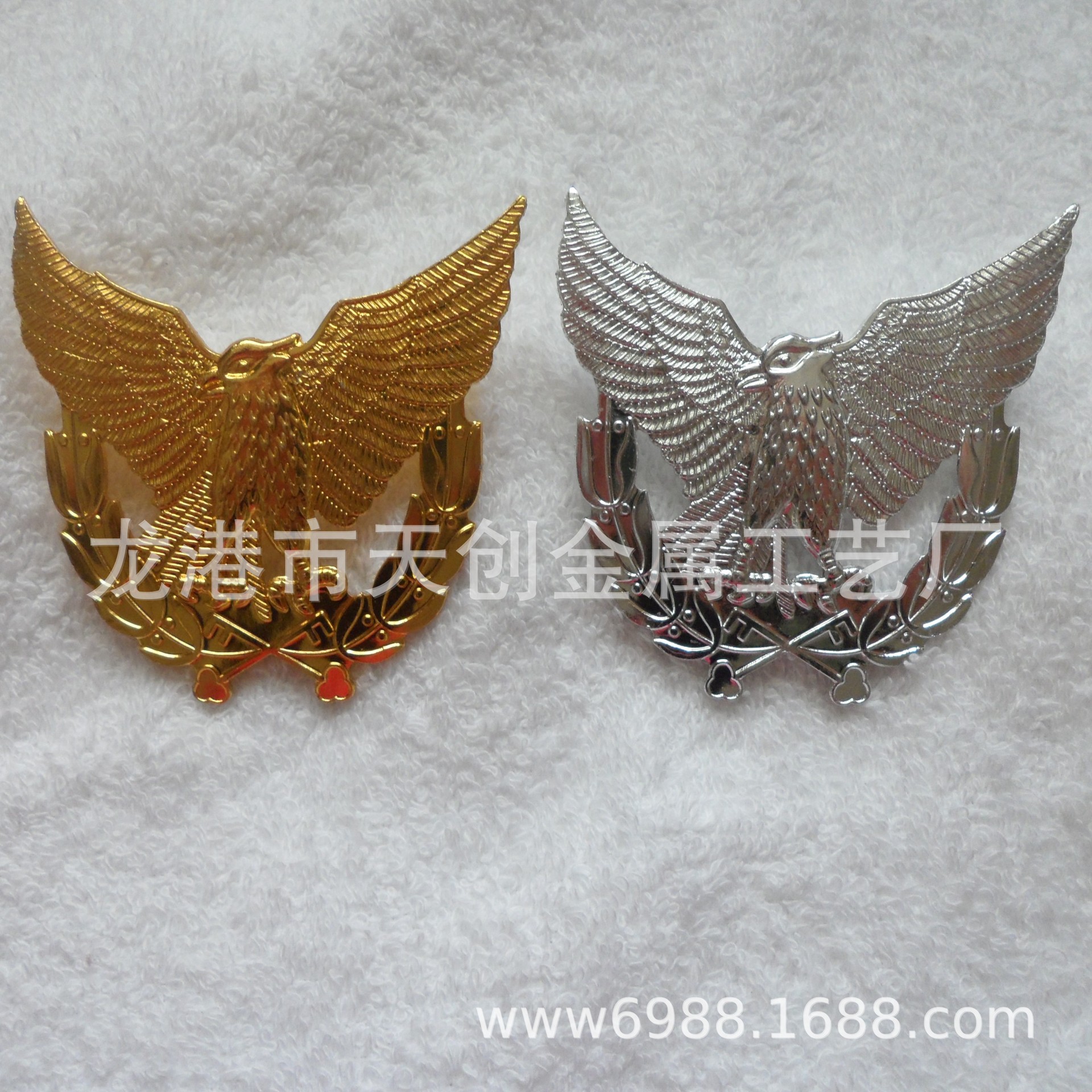 五角星麦穗帽徽 唛头织唛臂章印度金胸章红色旅游旗标高帽子帽徽