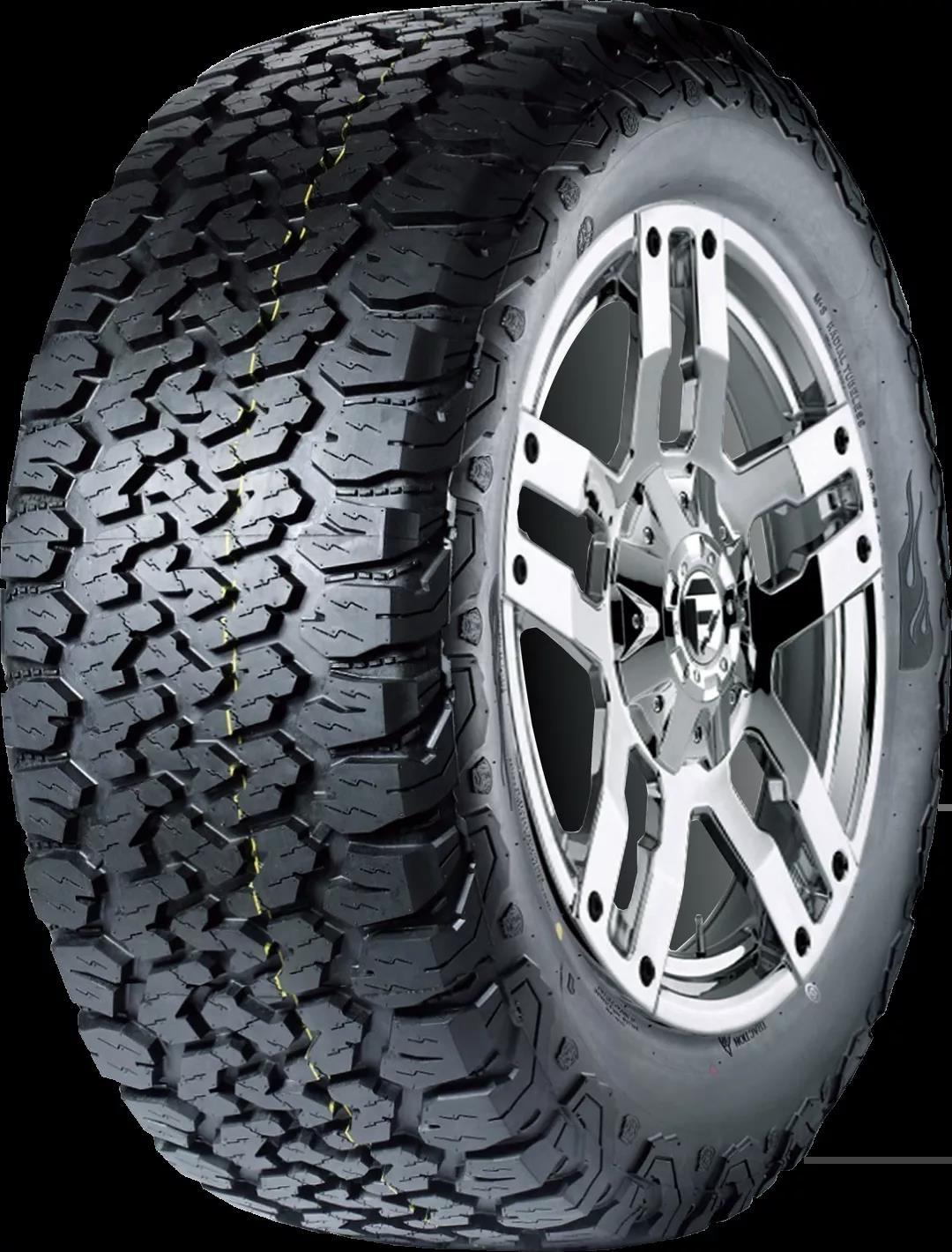 黑熊at2越野轮胎275/70r17 255/75r17牧马人皮卡适配巡洋舰酷路泽