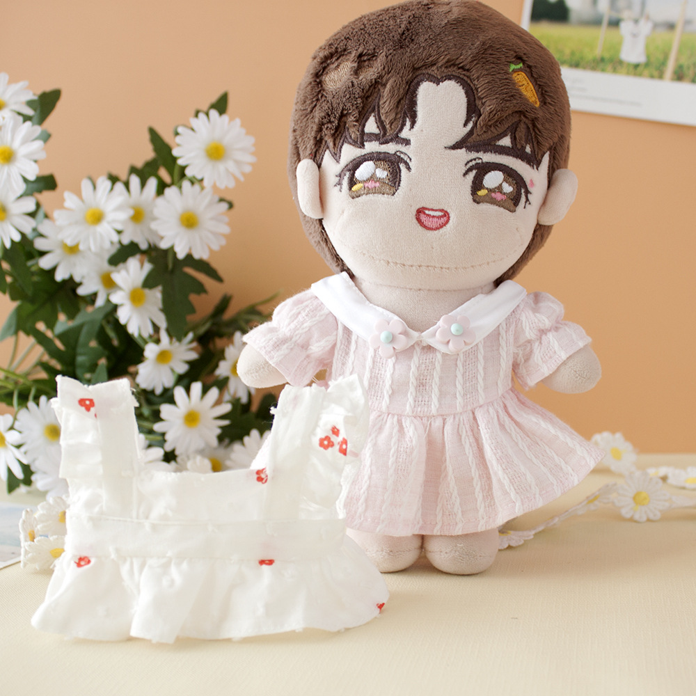 20cm娃衣棉花娃娃少女装公主裙明星娃娃玩偶衣服动漫周边服饰替换