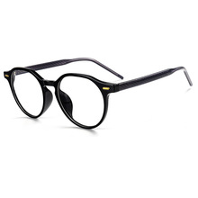 怡禾黑色近视眼镜架BL3083复古大框眼镜框板材素颜眼镜丹阳批发