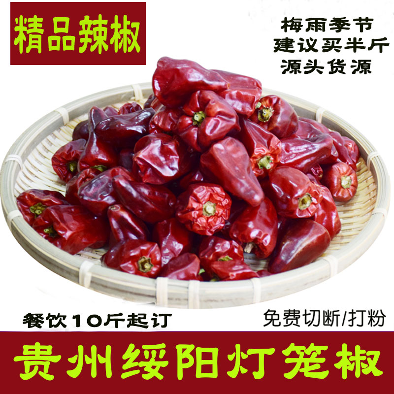贵州绥阳灯笼椒 遵义2023新货水煮鱼干海椒500g 微辣高香麻辣香锅