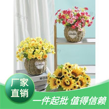 冰箱上面摆的花。上的装饰摆件顶部上放空调的客厅桌子装饰花餐厅