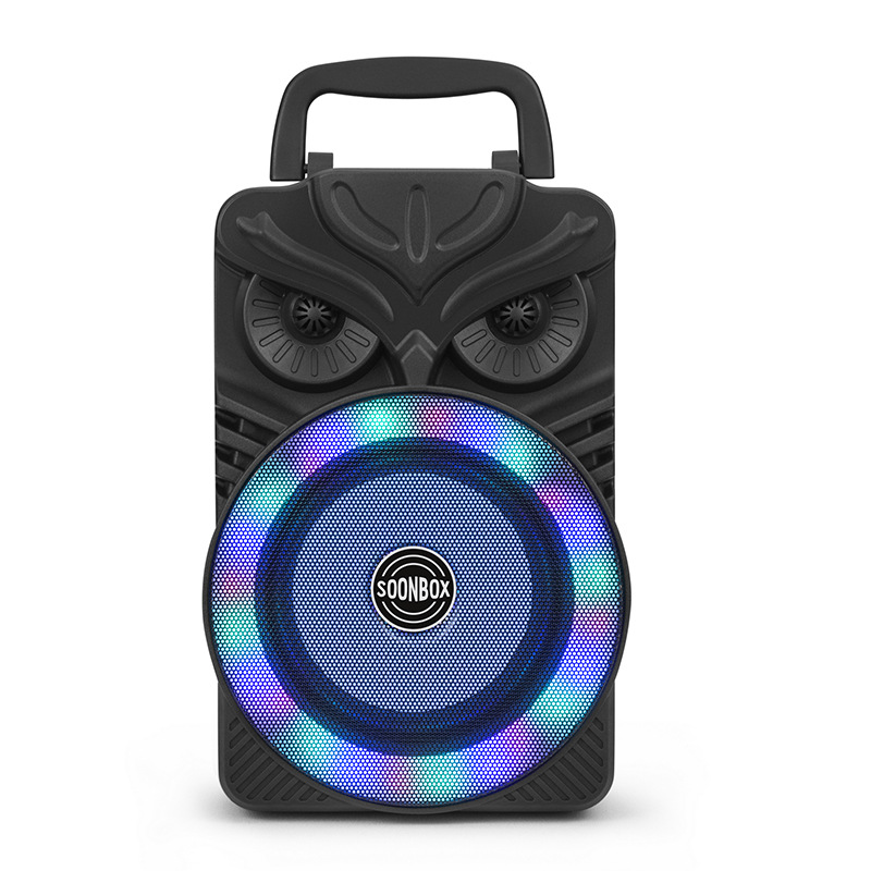 S29 Factory Direct LED Bluetooth Speaker Owl Shape Outdoor Portable Audio USB Card Gift Audio