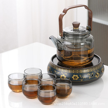 耐热玻璃煮茶壶2023新款煮茶器蒸茶壶加厚耐高温电陶炉专用烧水壶