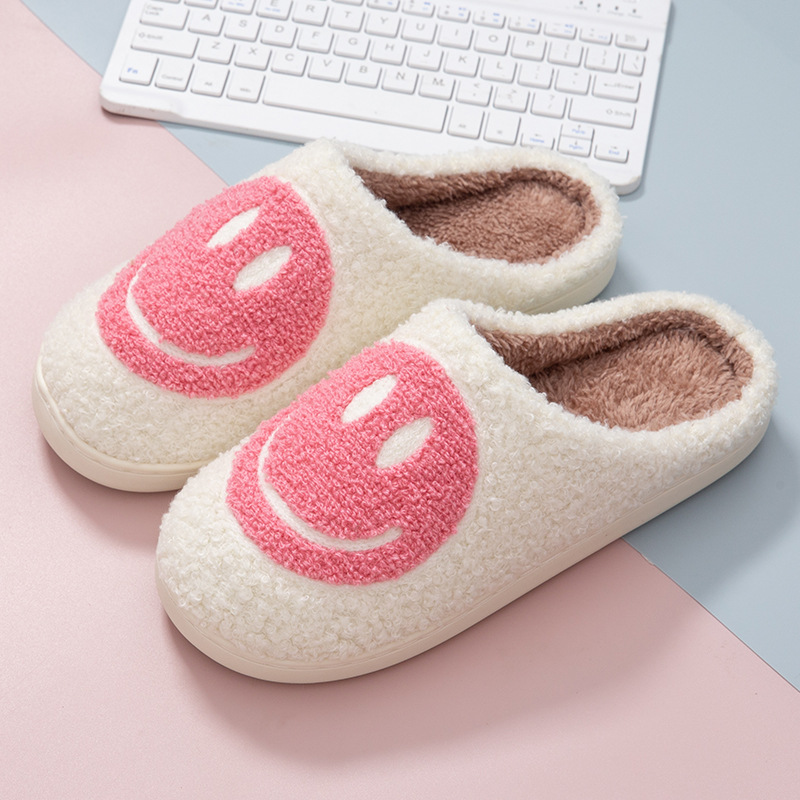 Factory Supply Warm Plush Slippers Home Cotton Slippers Home Autumn and Winter Thick Bottom Non-Slip Plush Slippers