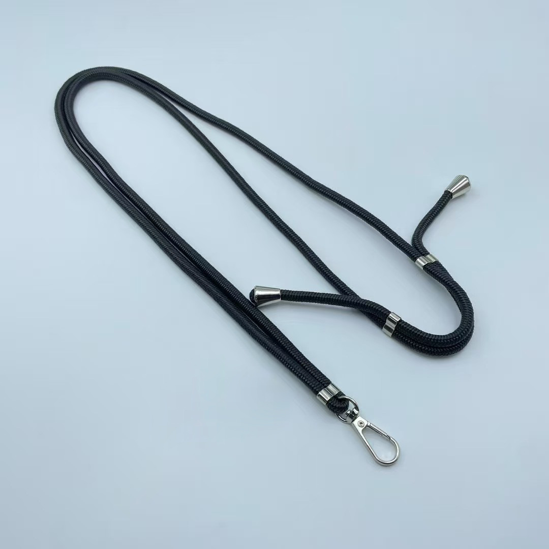 250+色现货6mm拉伸可调节斜挎脖挂绳适用苹果华为手机壳防丢绳