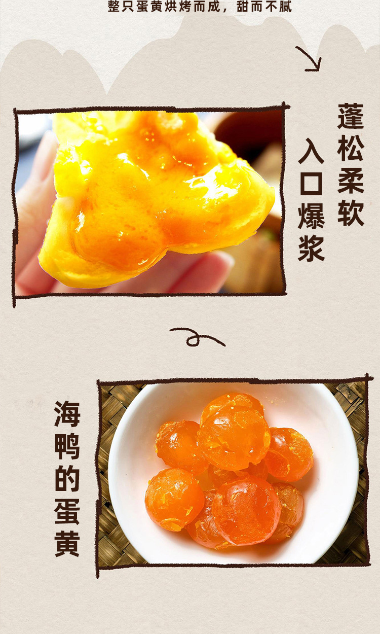 入口为鲜爆浆流沙包广式茶楼早餐包点蛋黄馅速食冷冻半成品480g