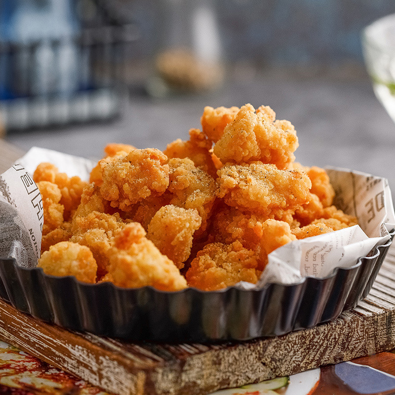 tyson/泰森酥脆香辣鸡米花500g*12包微波炉鸡肉劲爆鸡米花冷冻