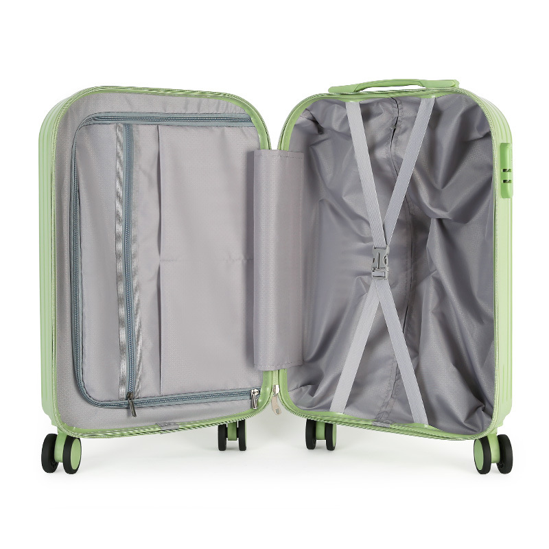 New Luggage Student Small Suitcase Set Trolley Case Large Capacity Universal Wheel Suitcase Candy Color Password Suitcase