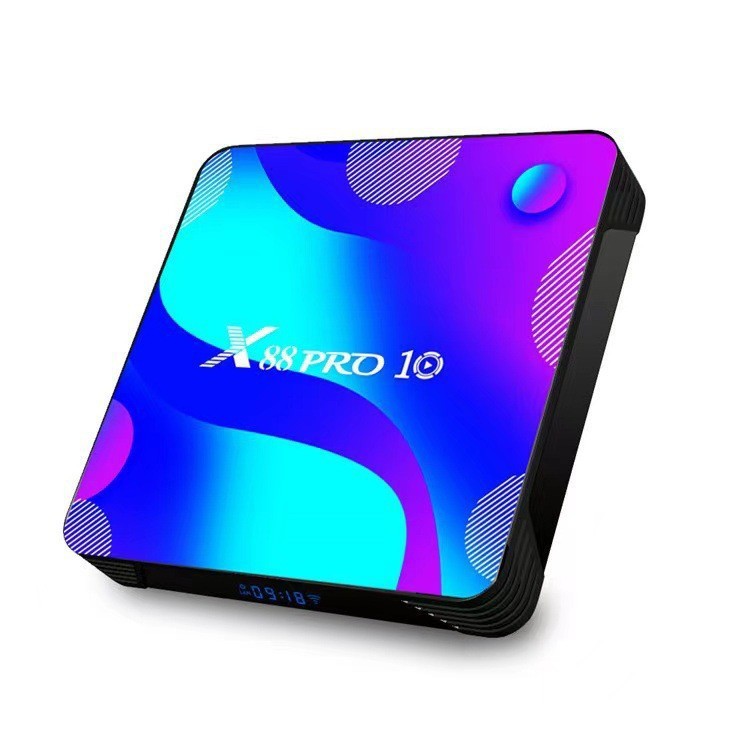 X88pro10 Foreign Trade Set-Top Box Rk3318 Android 11.0 TV Box Dual-Frequency 5G Smart TV Box