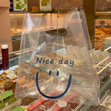 透明烘焙打包袋蛋糕面包吐司手提袋甜品包装袋寿司外卖塑料袋