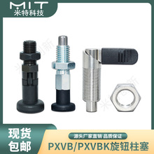 PXVB/PXVBK旋钮柱塞L把手型定位柱GN612弹簧柱塞FXVB/FXVBK分度销