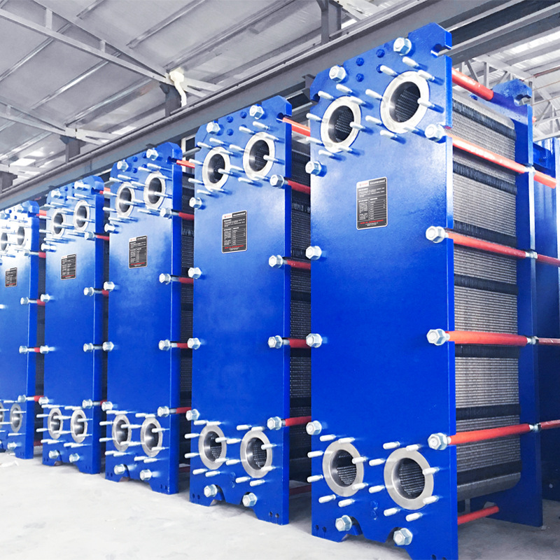 板换式换热器304/316l不锈钢水油降温用板式换热器板式热交换器30