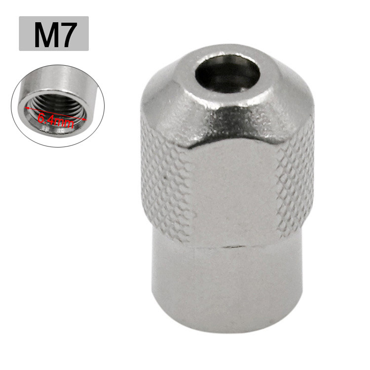 电磨螺帽 m8紧固螺母 m7电磨适用螺帽 电磨配件 小电磨夹头螺帽