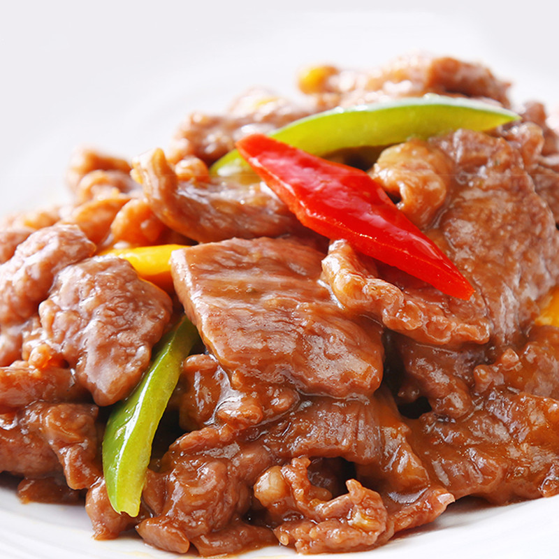 新雨润蚝油澳洲牛柳腌制牛肉片酒店餐厅冷冻半成品400g*20包/箱