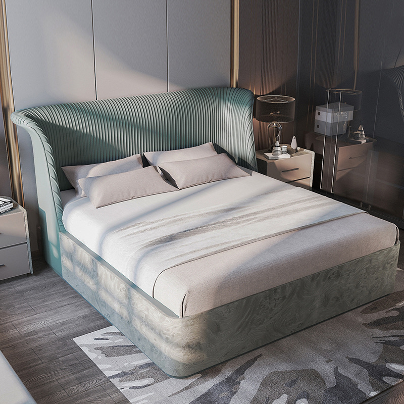 5米软包高靠背定制大床