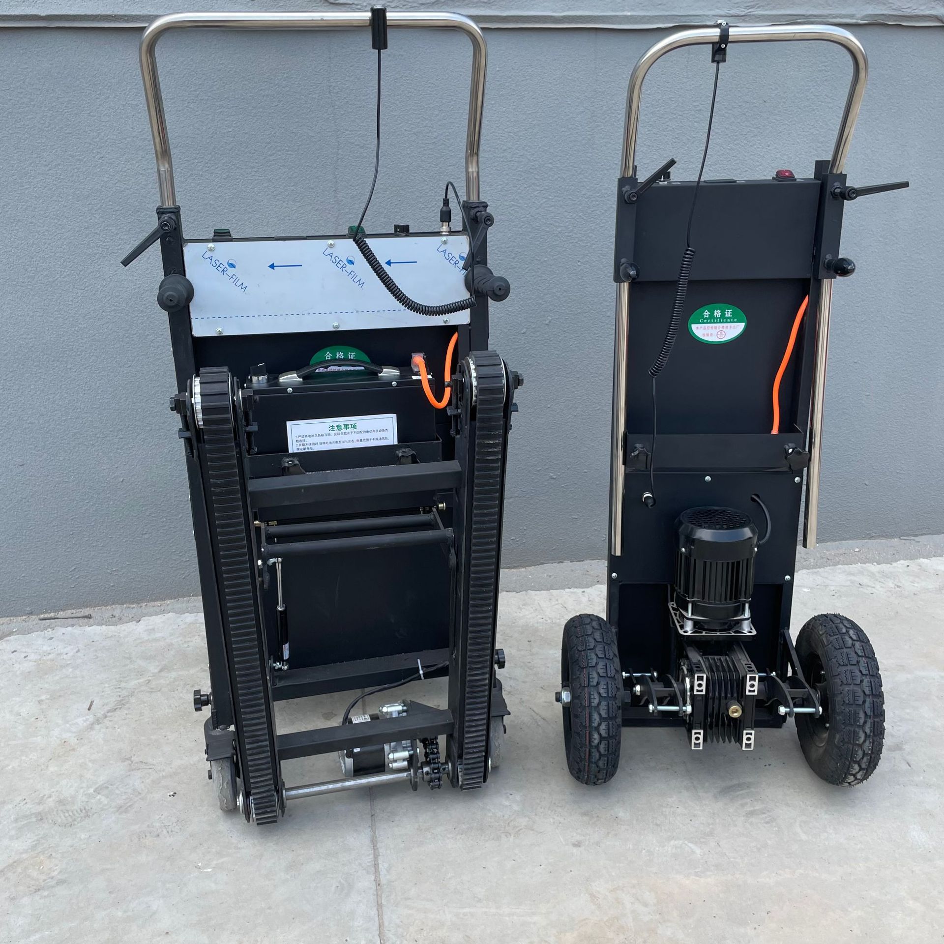 电动爬楼机履带式爬楼神器自动上下楼梯手推车搬重物可折叠搬运车