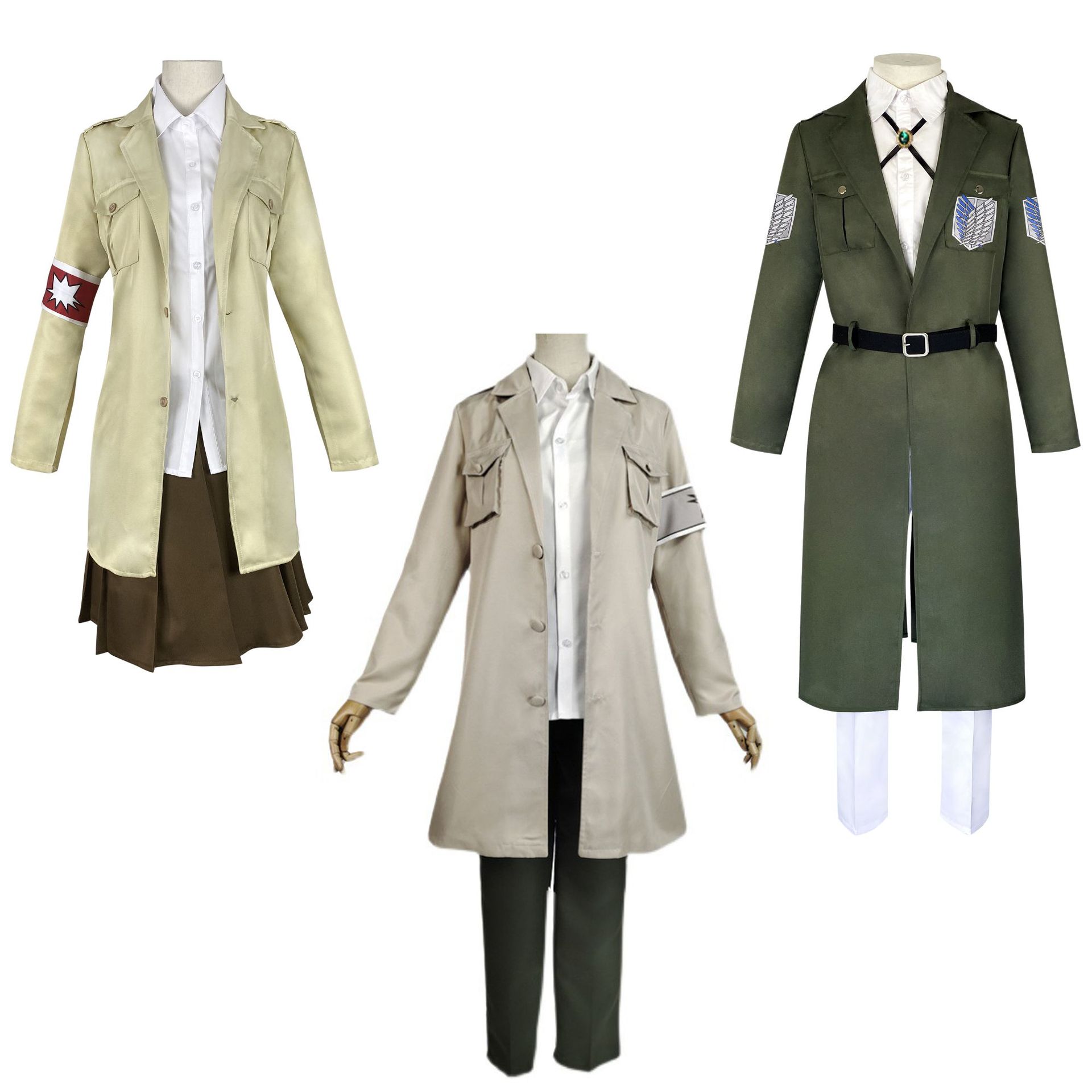 进击的巨人调查兵团团服cosplay服艾尔迪亚人 莱纳布朗cos军大衣