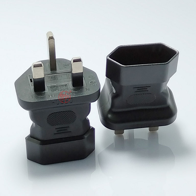 英标转换插头英式转欧式转换插头bs1363英规转欧规uk to eu插头