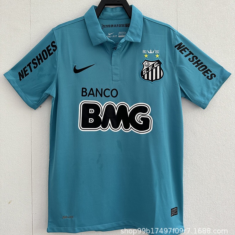 1112季巴西桑托斯球衣11号内马尔短袖足球服复古上衣-阿里巴巴