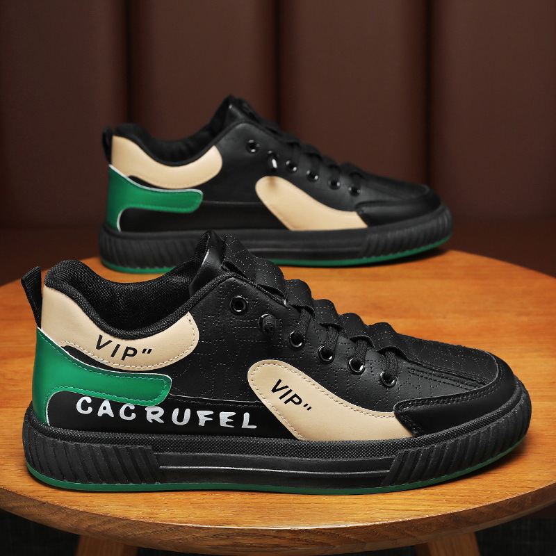 春季男鞋新款透气鞋子男款潮流百搭厚底运动鞋休闲板鞋老爹鞋潮鞋