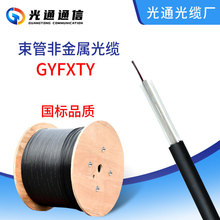 供应束管非金属光缆gyfxty非金属电力光缆单模通信光纤缆厂家直销