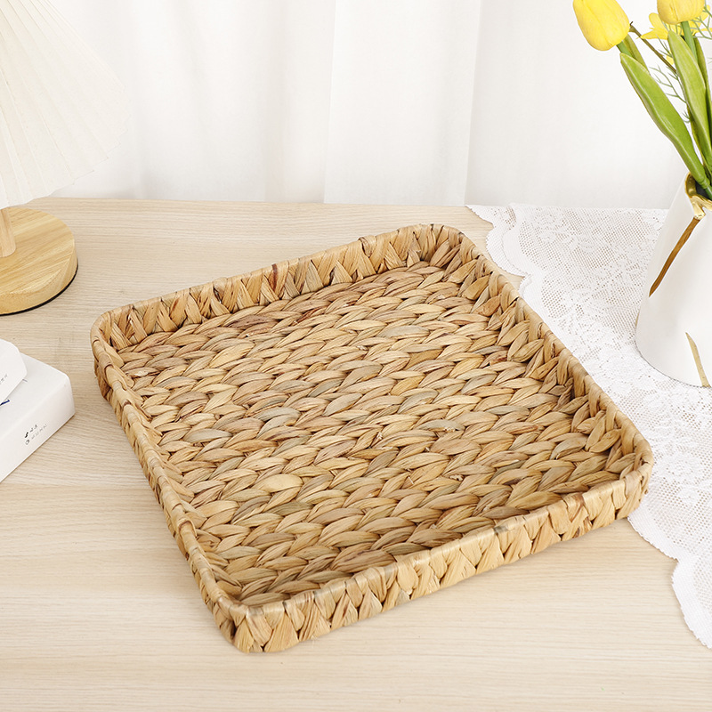 Water Hyacinth Straw Storage Basket