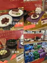 日本呼吸巧克力 北新地可可提拉米苏抹茶果仁 大阪机场100粒 430g