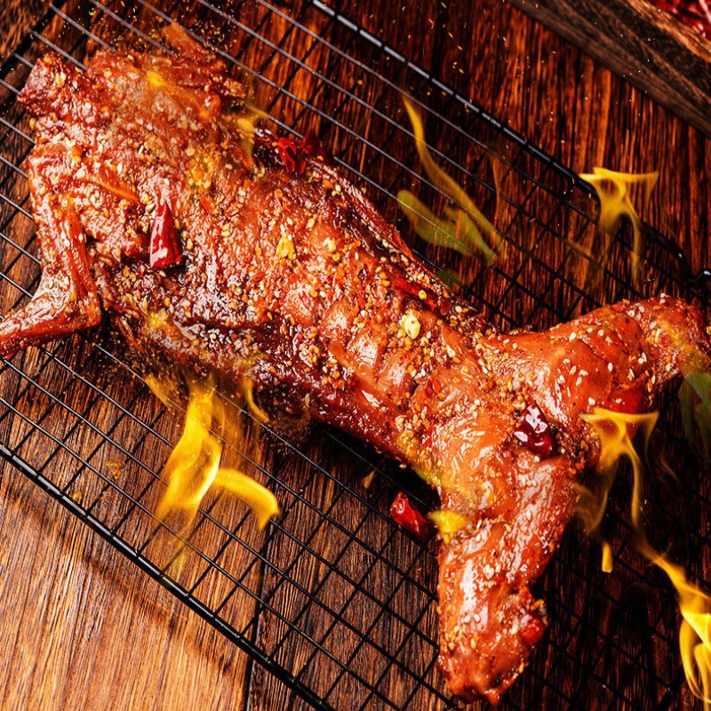 730克大只手撕烤兔整只四川自贡特产麻辣手撕兔腿非王妈烤兔美食