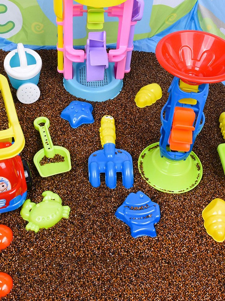 儿童沙滩玩具套装挖沙子室内游乐场沙池玩沙车决明子沙漏工具大号