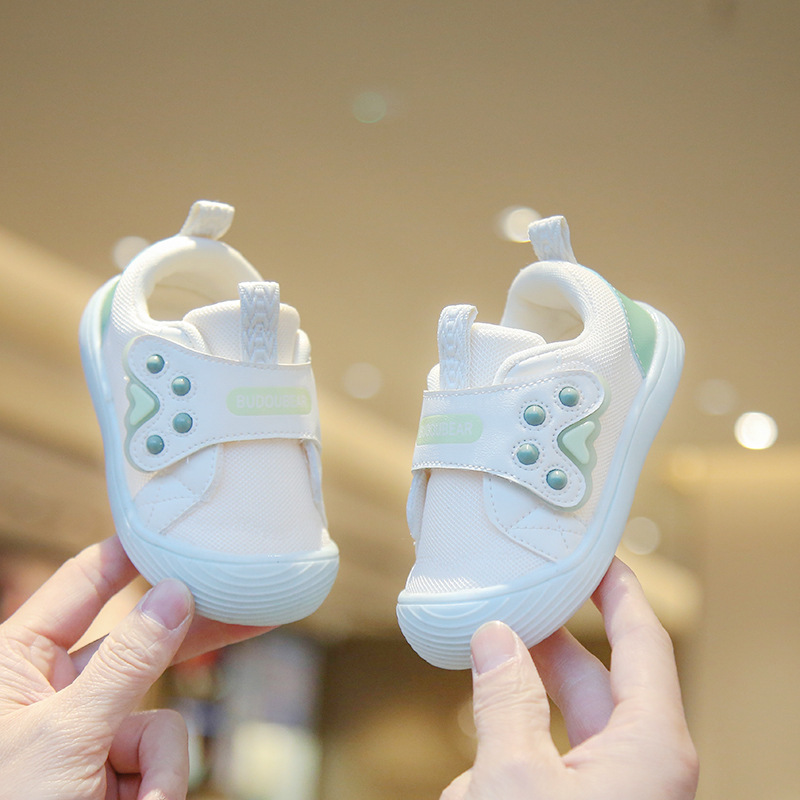 2024 Spring Baby and Infant Toddler Shoes Soft Bottom Baby Boy Coolname Sneaker Velcro Baby Girl Toddler Shoes Generation Hair