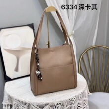 跨境复古女士大容量包包女2025新款潮时尚网红简约休闲单肩水桶包