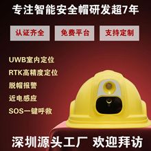 4G智能安全帽头盔记录仪UWB室内定位RTK高精度定位电力工厂运维