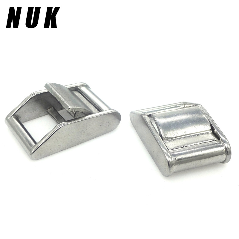 不锈钢304316织带扣锌扣捆绑带压扣收紧器锁紧扣潜水织带扣