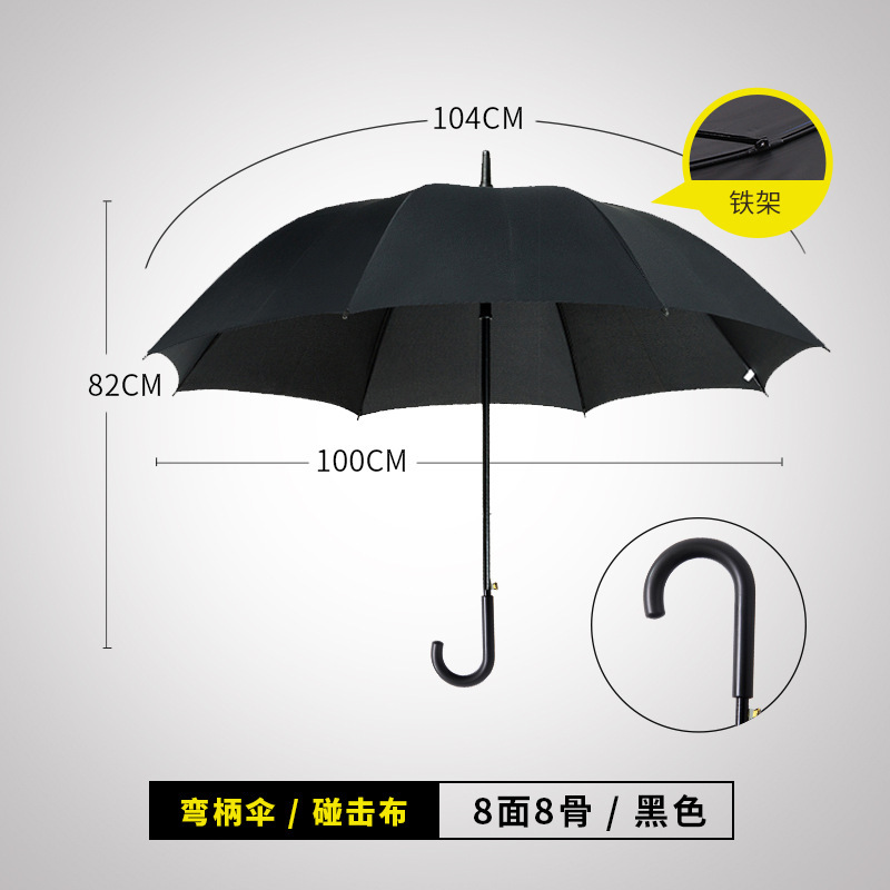 Umbrella Advertising Umbrella Printing Logo Long Handle Umbrella Sunshade Umbrella Wholesale Double Sun Protection Golf Straight Rod