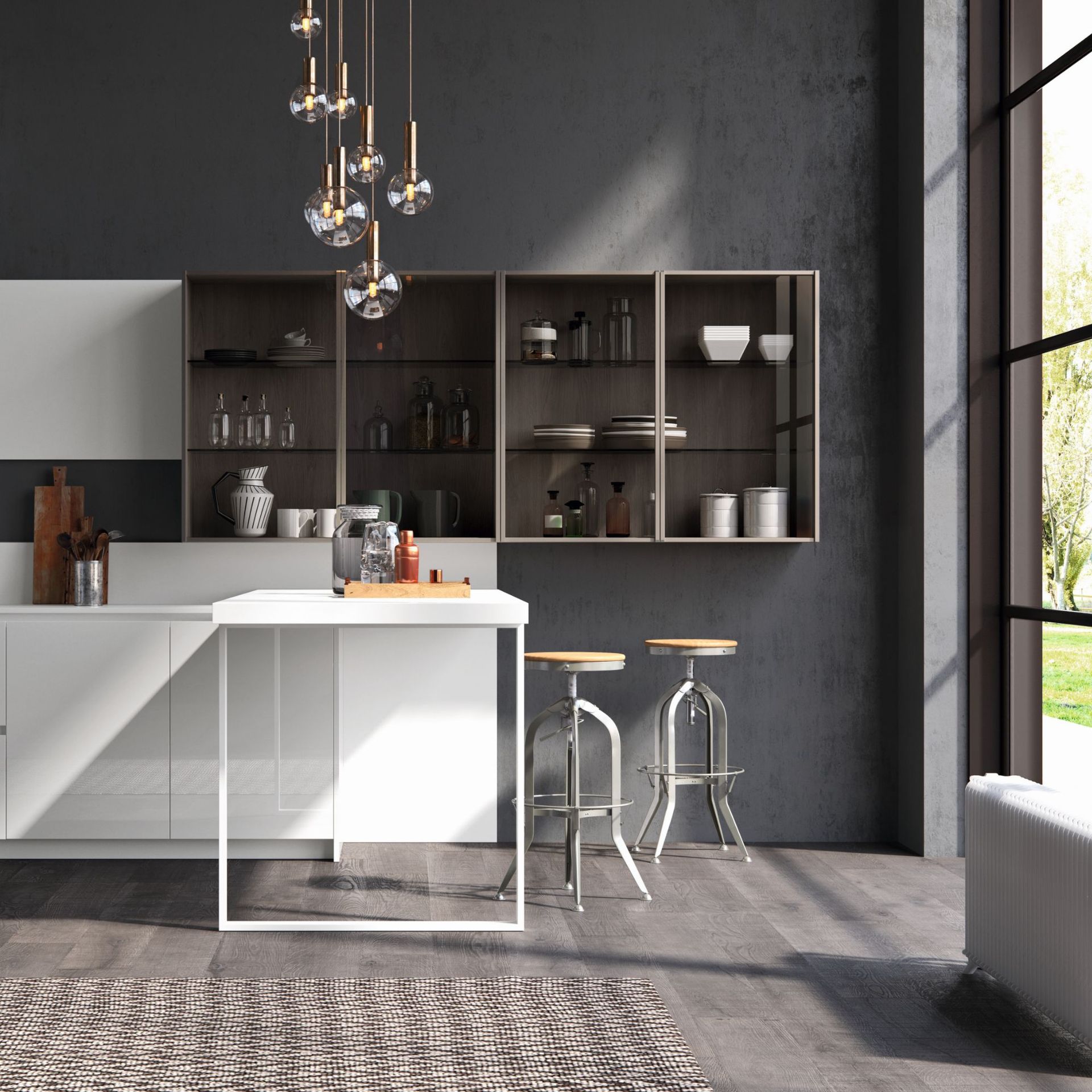 全屋定制橱柜客厅餐厅储物柜卧室家具304不锈钢橱柜储物柜定制