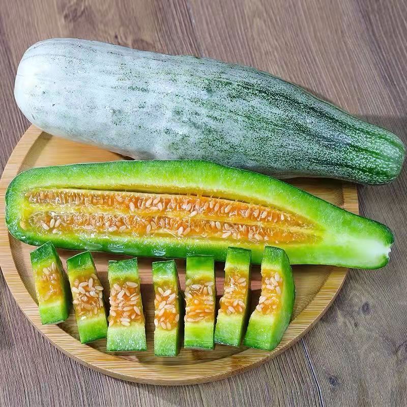 山东老羊角蜜甜瓜羊角瓜3/4.5斤蜜瓜香瓜水果新鲜应季水果