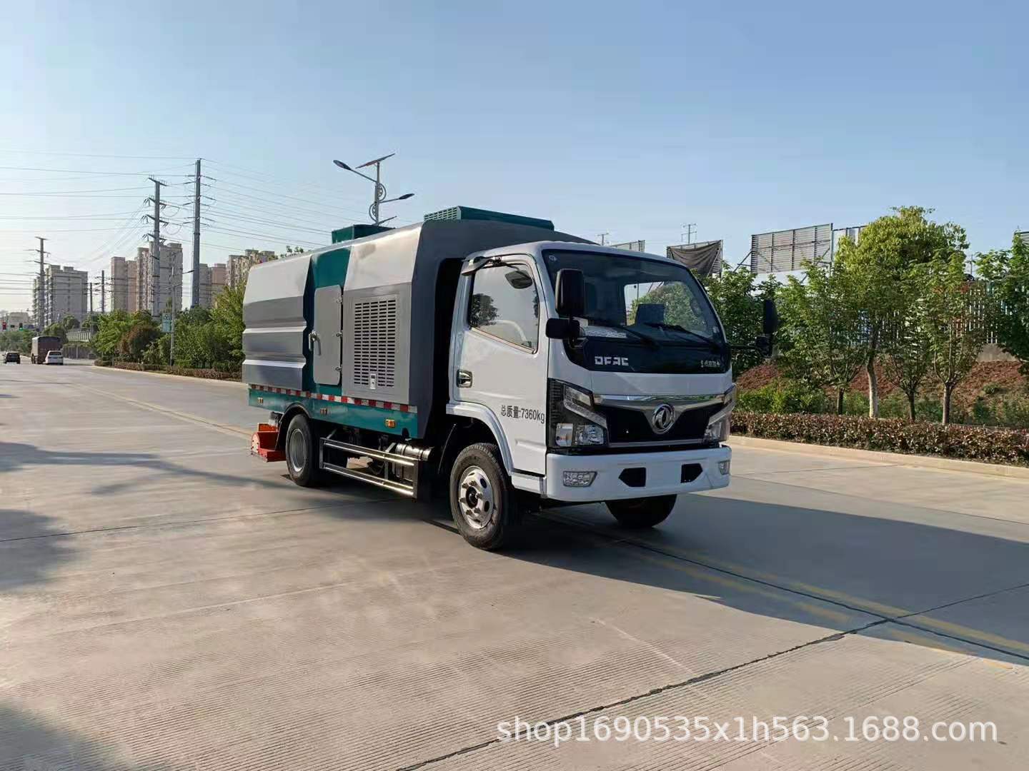 5立方东风路面吸尘车 煤矿 水泥厂真空吸尘车 洁净度达99% 免税