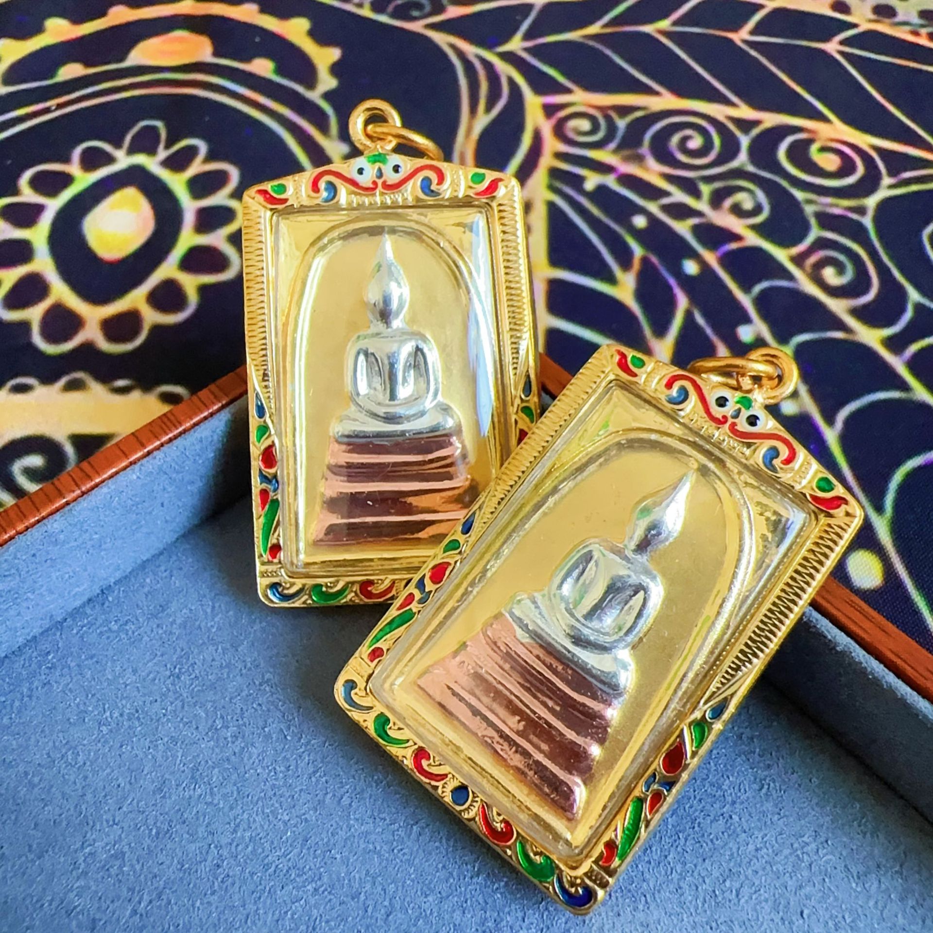 泰国佛牌 珐琅壳崇迪 原庙带回-阿里巴巴